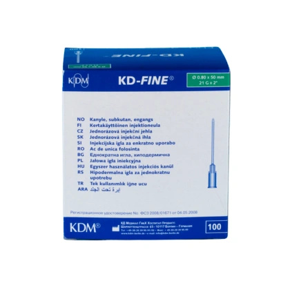 Igła 0,8 x 50 mm 21 G (100 szt.) - KD