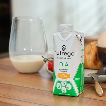 Nutrego DIA  12 x 200 ml o smaku waniliowym - płynna dieta dla cukrzyków