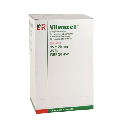 Vliwazell Sterile 15 x 20 cm. Opatrunek wysoce chłonny, STERYLNY (30 szt.)
