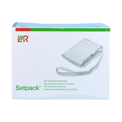 SETPACK Toptex lite RK - Serweta gazowa 4. warst. 20. nitk. RTG 40 x 40 cm. (20 x 2 szt) sterylna, biała -  L&R