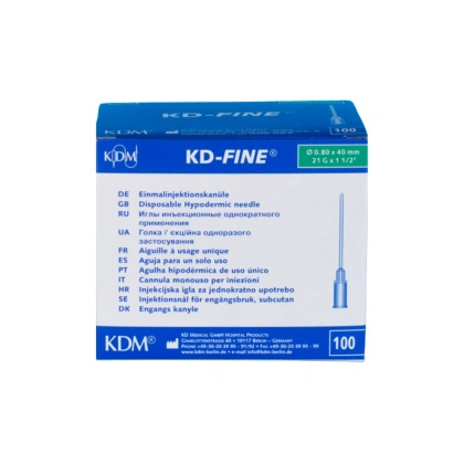 Igła 0,8 x 40 mm 21 G (100 szt.) - KD