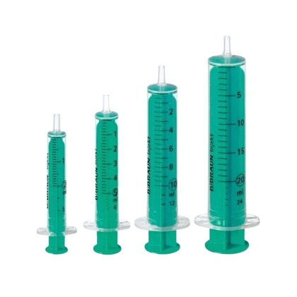 Strzykawka dwuczęściowa 2 ml, Luer, zielony tłok (100 szt.) - Braun