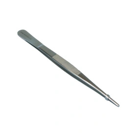 Pinceta chirurgiczna 16 cm 1/2 ząbki - prosta, wąska