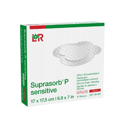Opatrunek piankowy SUPRASORB P Sensitive sacrum 17 x 17,5 cm (10 szt.)