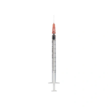 Strzykawka trzyczęściowa 1 ml do insuliny U-40 z igłą 0,4 x 13 mm (100 szt.) - KD-JECT