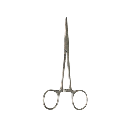 Kleszcze hemostatyczne Halstead, bez zębów, 12 cm, proste, STERYLNE