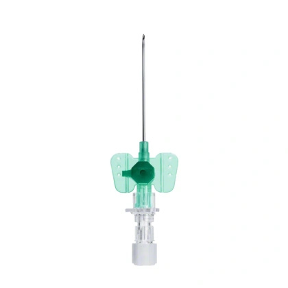 Kaniula Vasofix Certo 18G 1,3 x 45 mm zielona, z portem do iniekcji, widoczna w RTG - Braun