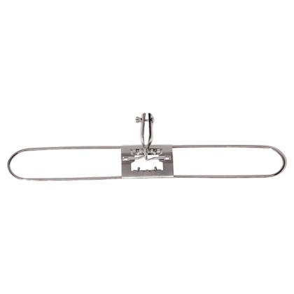 Mop akrylowy do zamiatania, żółty - 80 cm stelaż metalowy