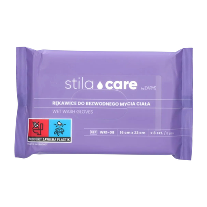 Stila Care - Rękawice do bezwodnego mycia ciała (8 szt.)