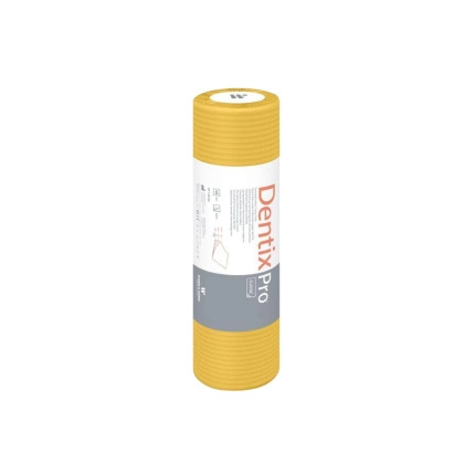 Serwety podfoliowane w rolce 33 cm x 19,2 m, perforacja co 48 cm - DentixPro, żółte