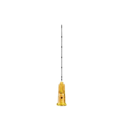 Kaniula iNJECT Microcannula 25G 0,5 x 50 mm tępo zakończona, ze znacznikiem głębokości i otworem bocznym (1 szt.) - Biomedico