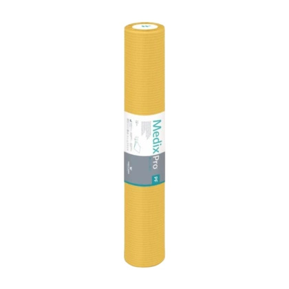 Podkład podfoliowany w rolce 70 cm x 40 m, perforacja co 50 cm - MedixPro, żółty