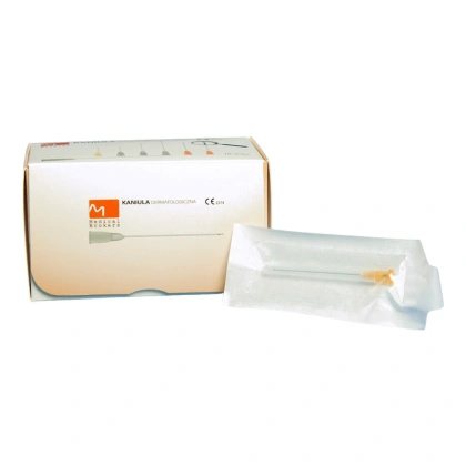 Kaniula dermatologiczna 25G 0,5 x 50 mm z zamkniętym końcem i otworem bocznym (1 szt.)