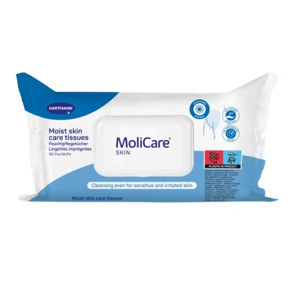 Chusteczki oczyszczające MoliCare Skin (50 szt.) - Hartmann