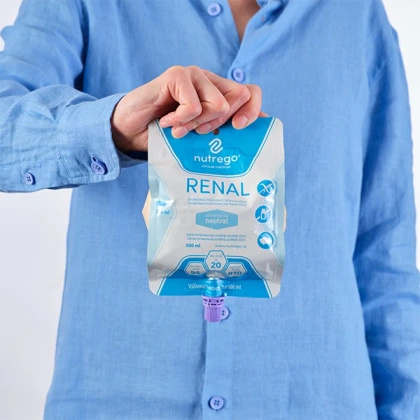 Nutrego RENAL 12 x 500 ml o smaku neutralnym do zgłębnika / PEG