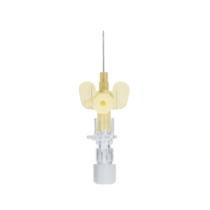 Kaniula Vasofix Certo 24G 0,7 x 19 mm żółta, z portem do iniekcji, widoczna w RTG - Braun