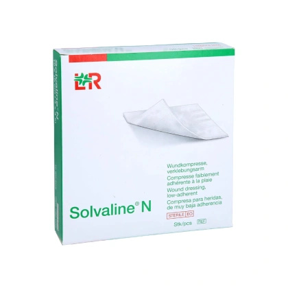 SOLVALINE N 5 x 5 cm. sterylne (100 szt.)