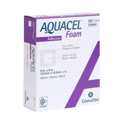 Aquacel Foam ADH - opatrunek 12,5 x 12,5 cm. (10 szt.) - ConvaTec