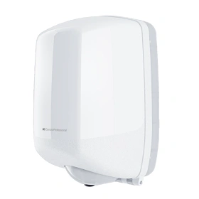 Dozownik do ręczników w roli centralnie dozowanych mini, biały - BulkySoft