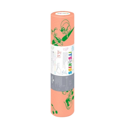Podkład podfoliowany w rolce 50 cm x 40 m, perforacja co 50 cm - dziecięcy, morela