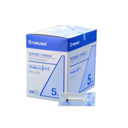 Strzykawka trzyczęściowa 5 ml, LL (100 szt.) - TERUMO