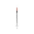 Strzykawka trzyczęściowa 1 ml do insuliny U-40 z igłą 0,4 x 13 mm (100 szt.) - KD-JECT