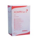 Kompresy gazowe 17. nitkowe 8. warst. KOMPRI lux S z nitką RTG 10 x 10 cm (40 op. x 10 szt.) STERYLNE - Zarys