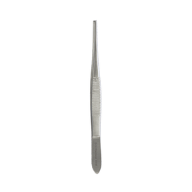 Pinceta okulistyczna 1/2 ząbki 11,5 cm - wąska, prosta